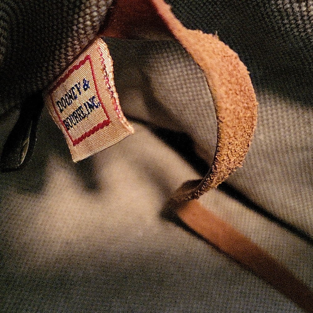 Gorgeous Vintage Dooney & Bourke Black And Brown Bag Excellent Condition. - Picture 4 of 7